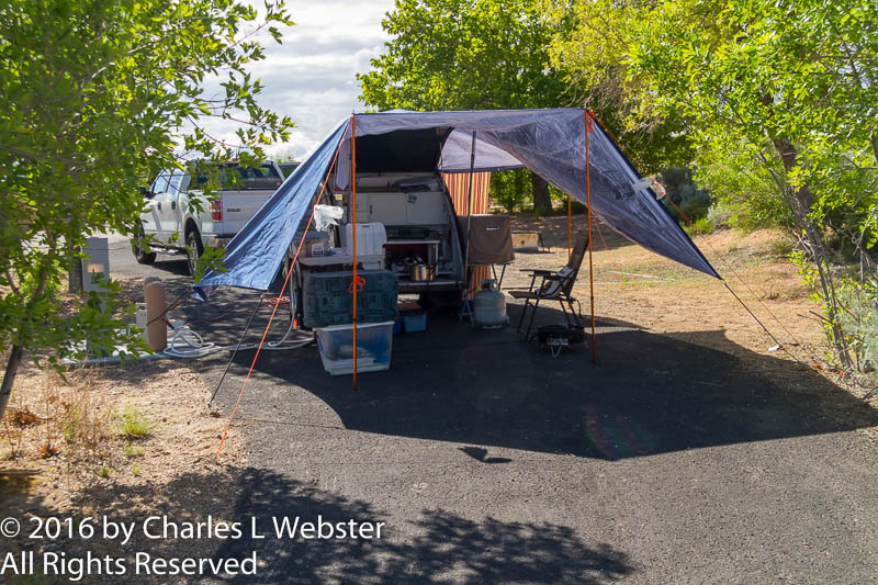 Campsite at Lake Powell